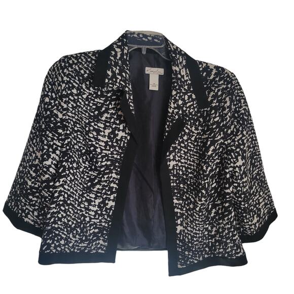 Kim Rogers Petites Women Jacket Size 12P Open design Sharp and trendy - Picture 1 of 7